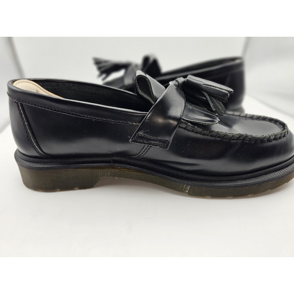 Dr. Martens Adrian Tassel Loafer Men 9 Black Smooth Leather Casual Shoes Eby3417 - Picture 8 of 11